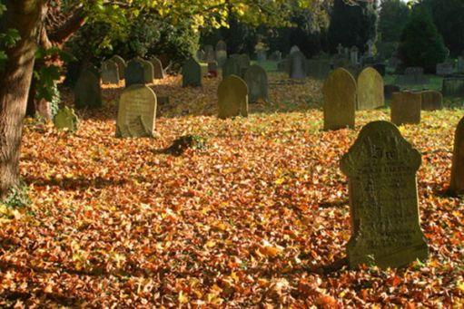 St peter and st paul s churchyard in autumn